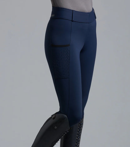 Premier Equine Concerto Ladies Riding Tights Orkney Navy UK14