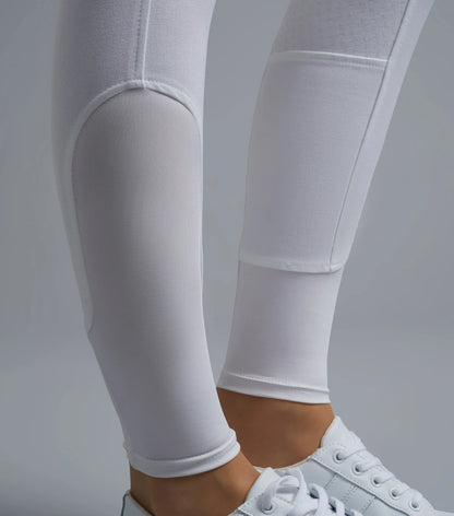 Premier Equine Delta Ladies Full Seat Gel Competition Riding Breeches White