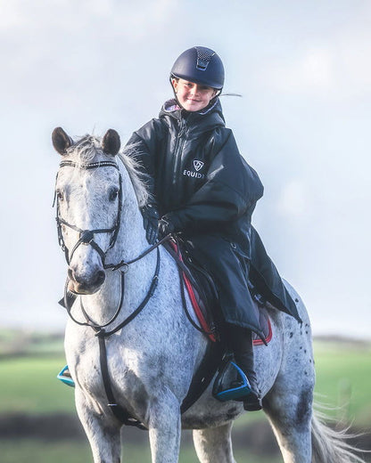 EQUIDRY Original Children's Thick Fleece Black | 8-10yrs