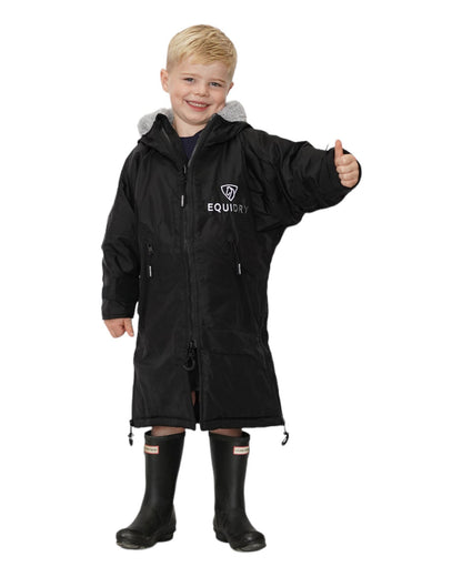 EQUIDRY Original Children's Thick Fleece Black | 8-10yrs