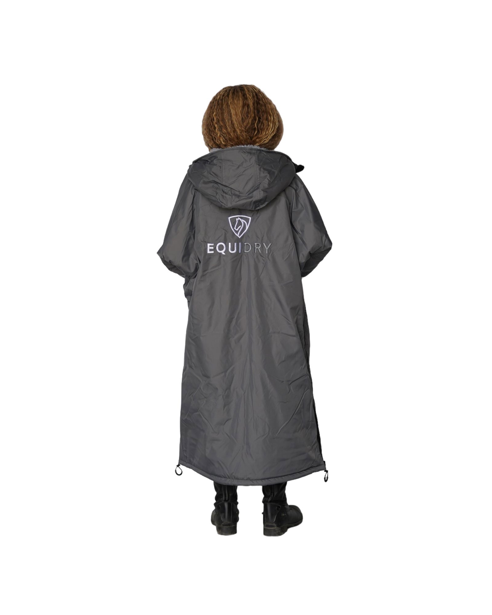 EQUIDRY Original Children's Thick Fleece Grey/Grey | 10-12yrs