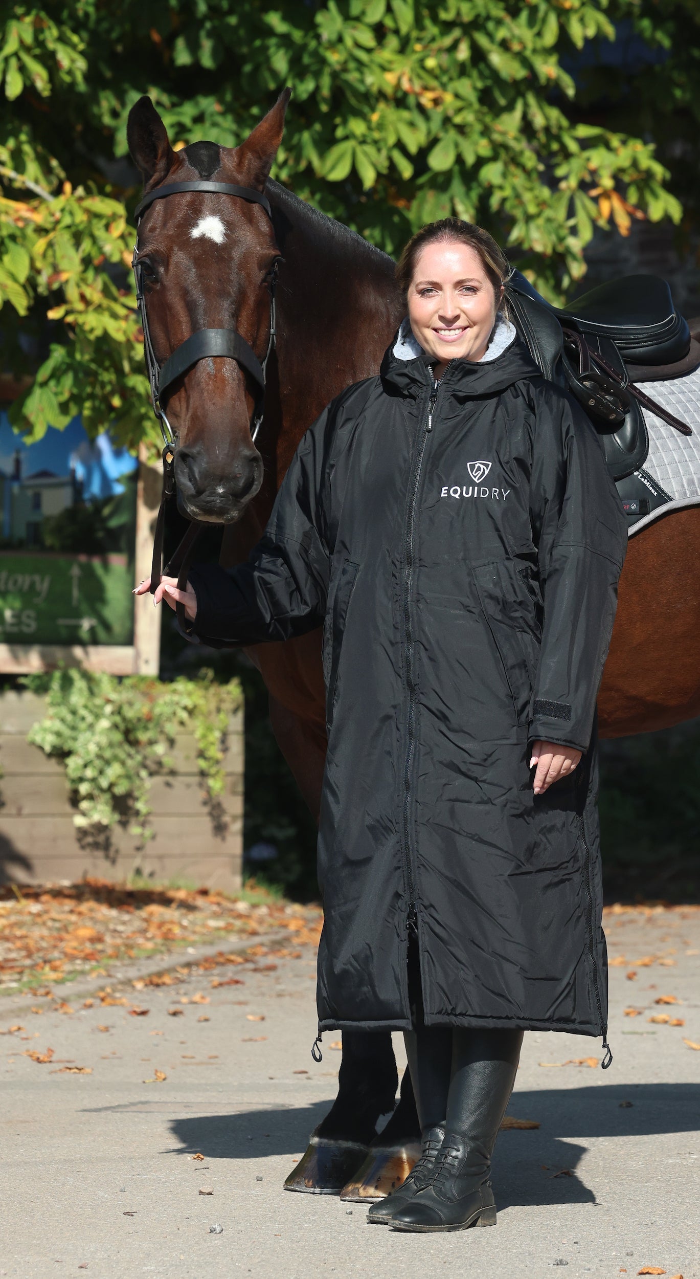 EQUIDRY Original Women's Thick Fleece Black/Grey