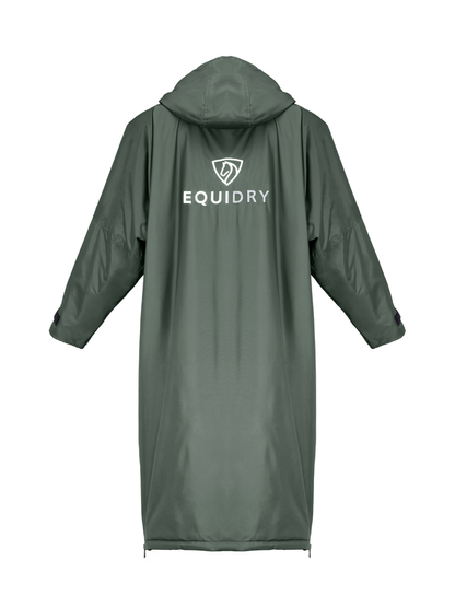 EQUIDRY Original Women's Thick Fleece Black Forest Green/Grey