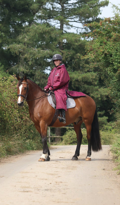 EQUIDRY Original Women's Thick Fleece Plum/Grey | XXS 14-12
