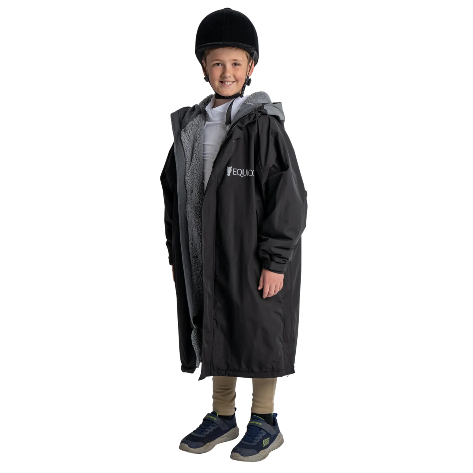 Equicoat Pro Coat Kids Black - Small 8-12Years