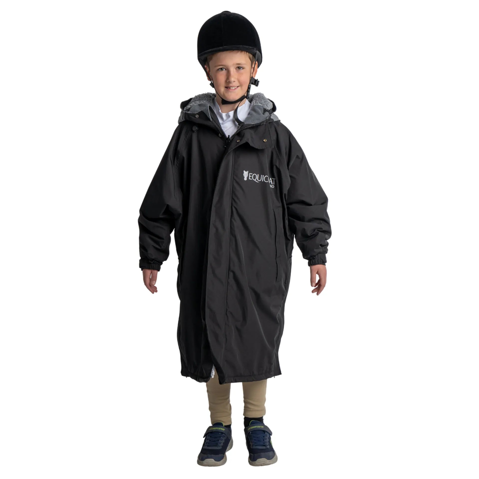 Equicoat Pro Coat Kids Black - Small 8-12Years