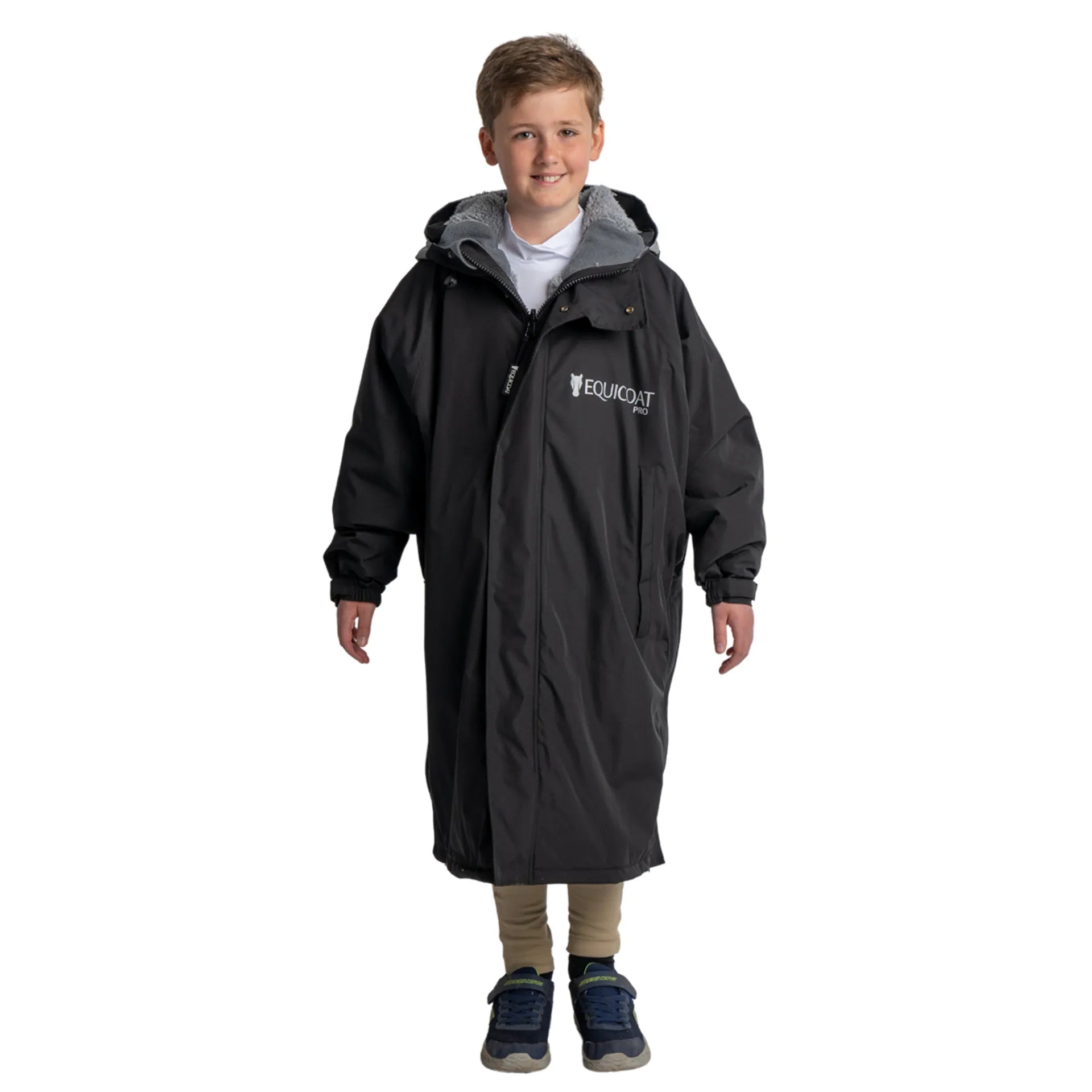 Equicoat Pro Coat Kids Black - Small 8-12Years