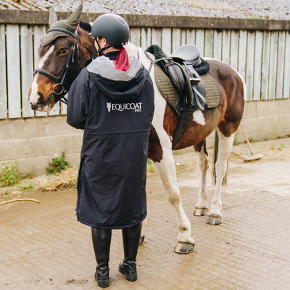 Equicoat Pro Coat Unisex Adult Black - Large