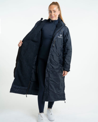 EQUIDRY Evolution Women's Thick Fleece Navy/Navy | XXS Tall (UK4-12)