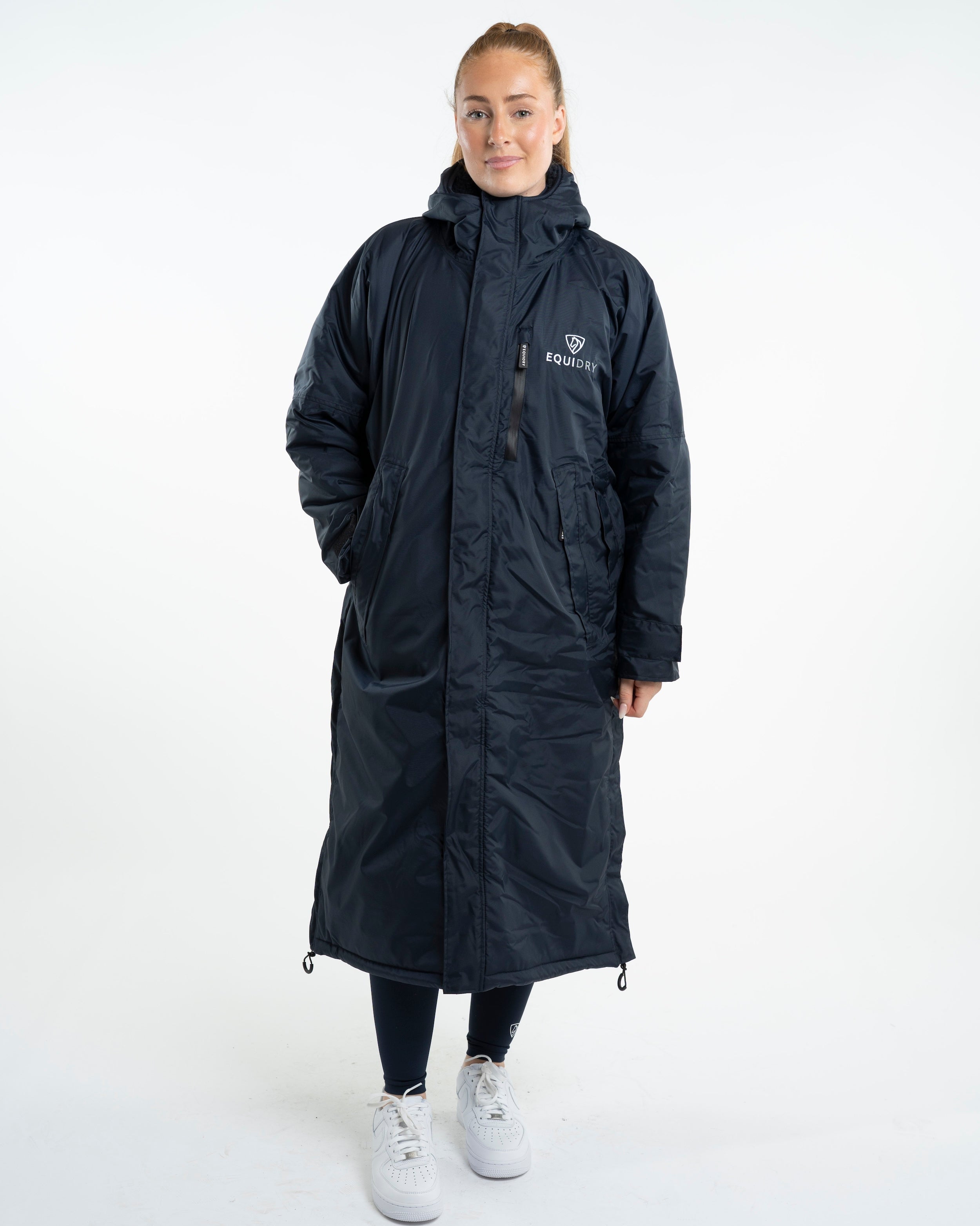 EQUIDRY Evolution Women's Thick Fleece Navy/Navy | XXS Tall (UK4-12)