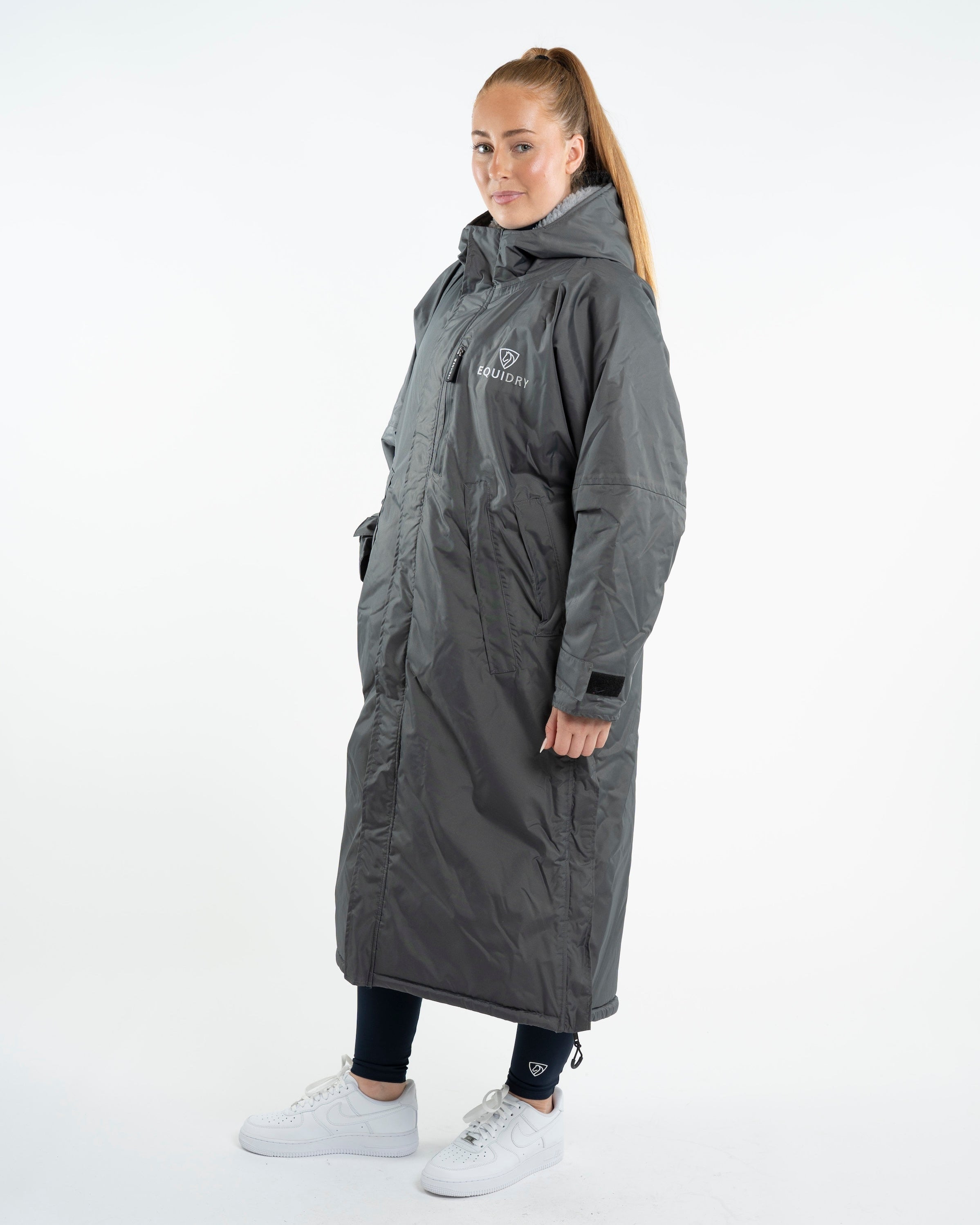 EQUIDRY Evolution Women's Thick Fleece Grey/Grey | XXS (UK4-12)