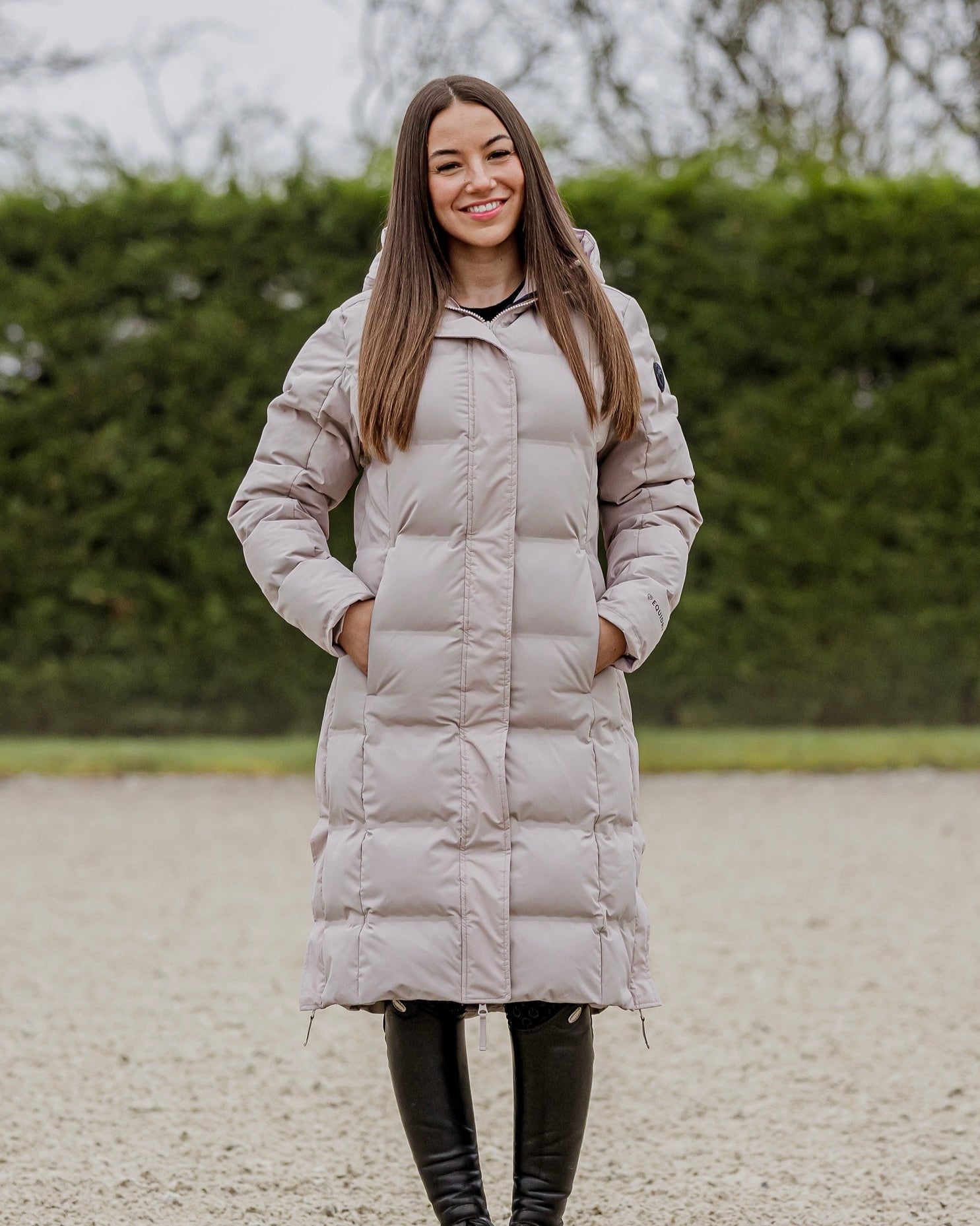 EQUIDRY Thora Waterproof Riding Puffer Women's Sand