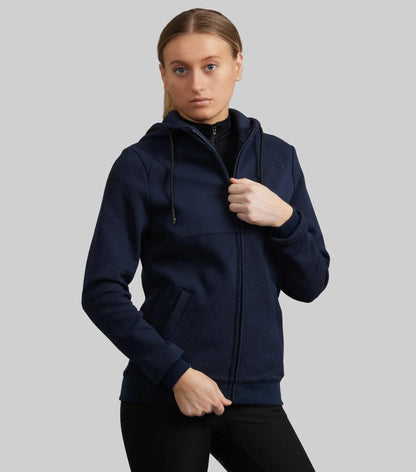 Premier Equine Legato Hooded Full-Zip Sweatshirt French Navy UK10