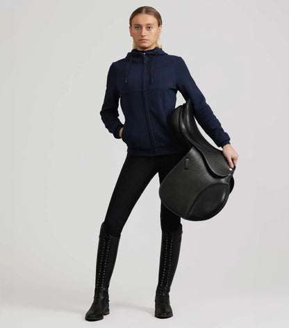 Premier Equine Legato Hooded Full-Zip Sweatshirt French Navy UK10