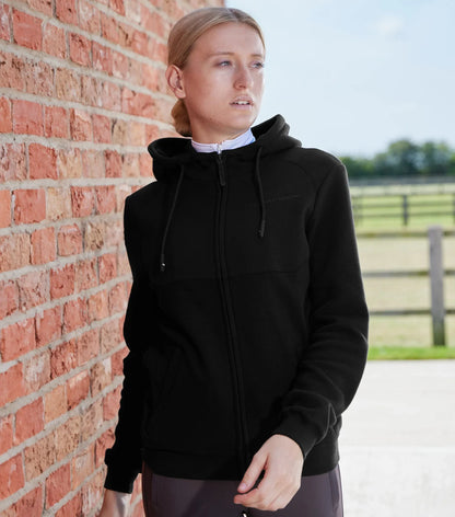 Premier Equine Legato Hooded Full-Zip Sweatshirt Phantom Black