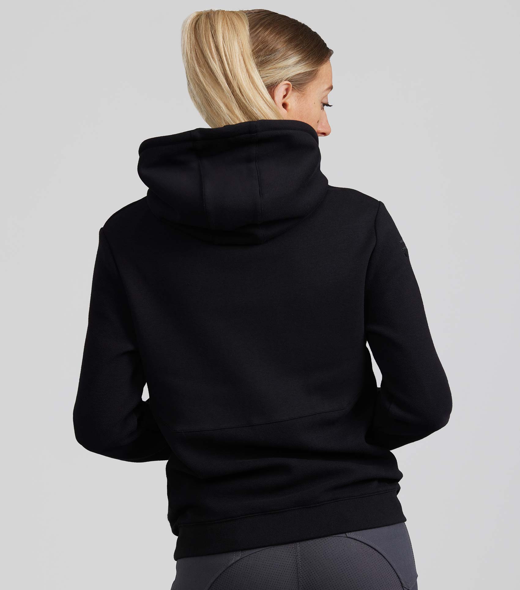 Premier Equine Legato Hooded Full-Zip Sweatshirt Phantom Black