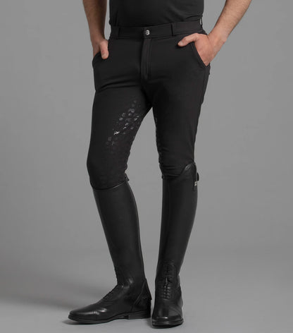 Premier Equine Levanzo Men's Full Seat Gel Riding Breeches Black 30"
