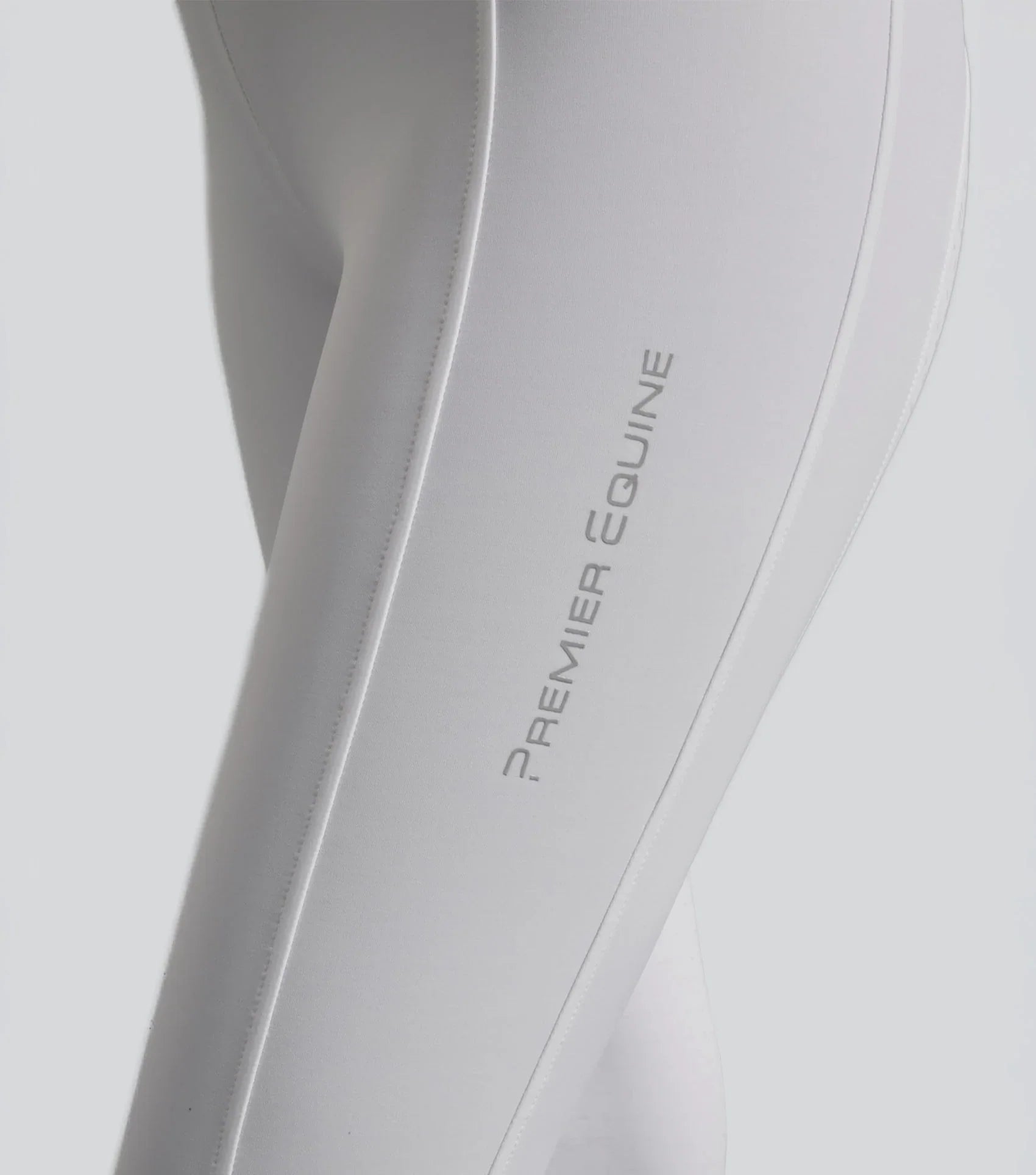 Premier Equine Luceo Womens Full Seat Competition Riding Tights White