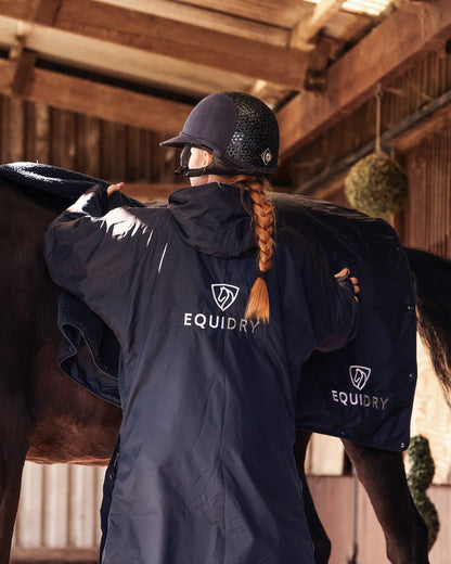 EQUIDRY Evolution Women's Thick Fleece Navy/Navy | XXS Tall (UK4-12)