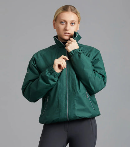 Premier Equine Pro Rider Unisex Waterproof Riding Jacket Green