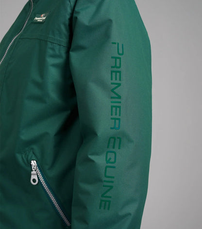 Premier Equine Pro Rider Unisex Waterproof Riding Jacket Green