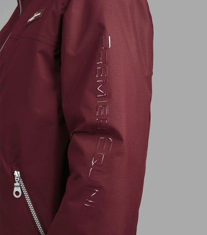 Premier Equine Pro Rider Unisex Waterproof Riding Jacket  Wine