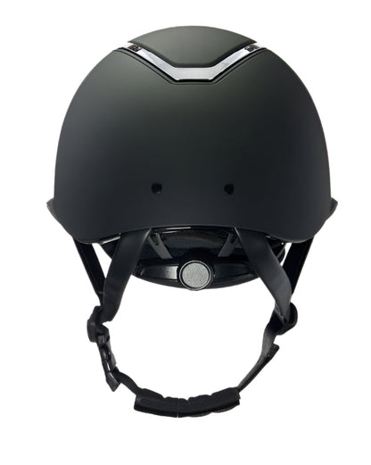 Charles Owen Kylo EQx Helmet with MIPS Black Matte/Silver - Damaged Box