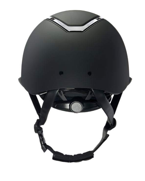 Charles Owen Kylo EQx Helmet with MIPS Black Matte/Silver - Damaged Box