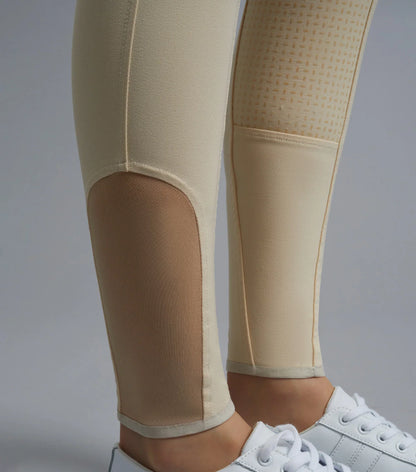 Premier Equine Sophia Ladies Full Seat High Waist Competition Riding Breeches Vanilla