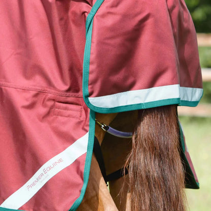 Premier Equine Titan 100g Original Turnout Rug Burgundy