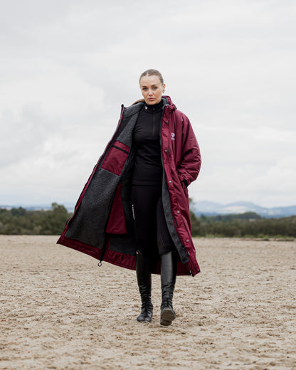EQUIDRY Evolution Women's Thick Fleece Plum/Grey