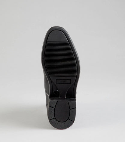 Premier Equine Volens Junior Synthetic Paddock Boot Black UK3