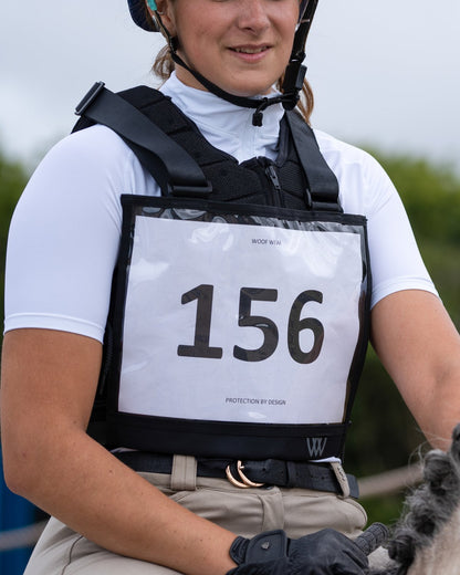 Woof Wear Event Number Bib Black