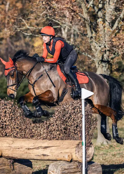 LeMieux Close Contact Suede Square Sienna S/M