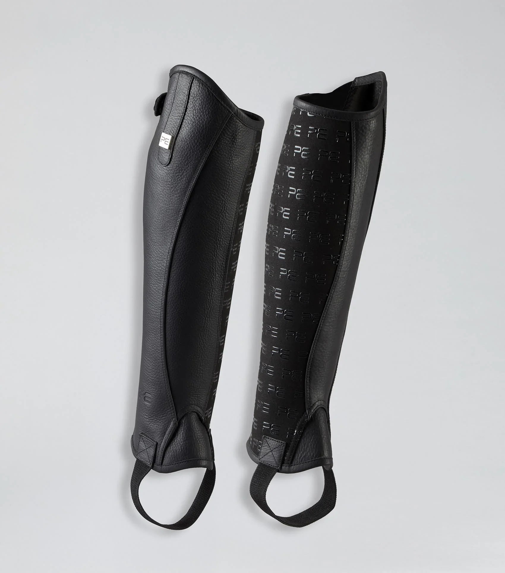 Premier Equine Actio Leather Half Chaps Black - NQP