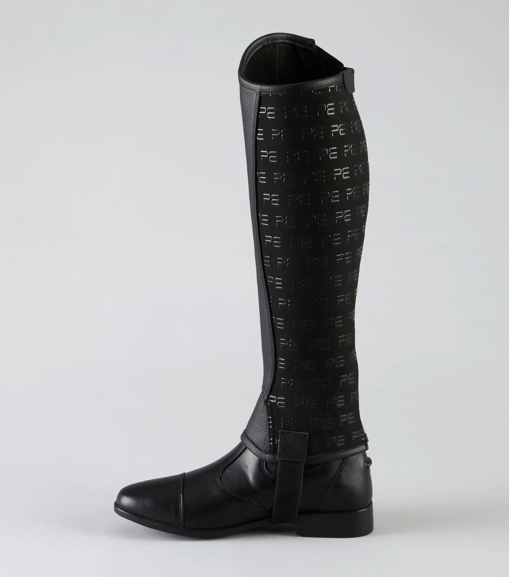 Premier Equine Actio Leather Half Chaps Black - NQP