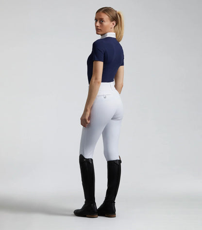 Premier Equine Aradina Ladies Full Seat Gel Competition Riding Breeches White UK12