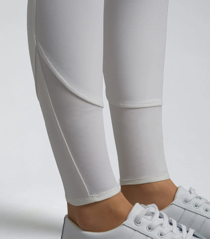 Premier Equine Aradina Ladies Full Seat Gel Competition Riding Breeches White UK12