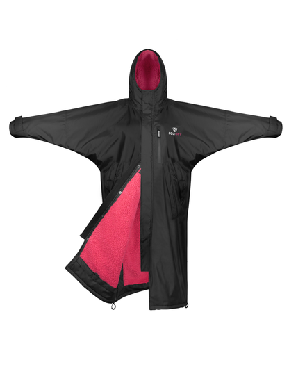 EQUIDRY Evolution Women's Thick Fleece Black/Peacock Pink |  XXS (UK4-12)