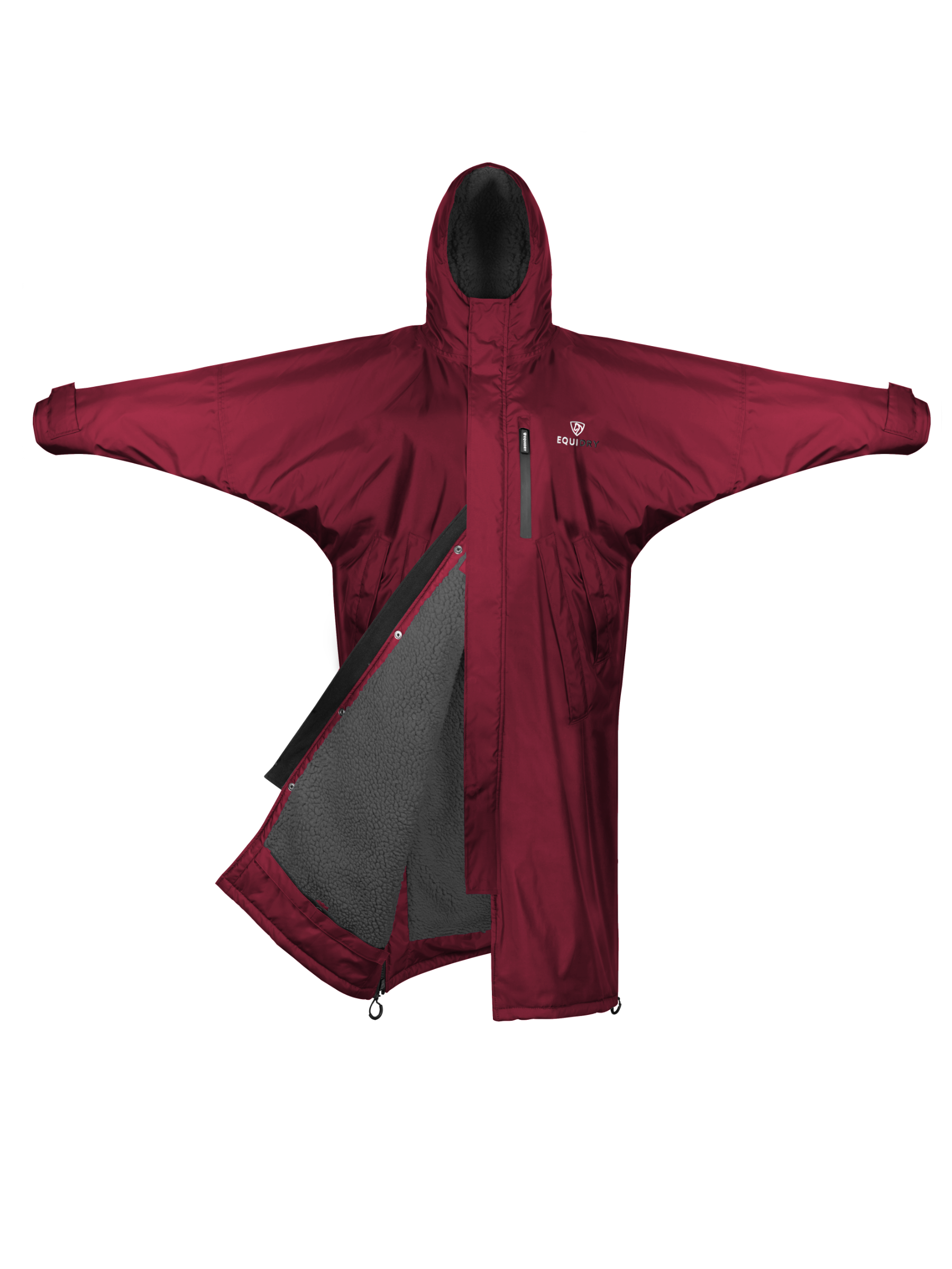 EQUIDRY Evolution Women's Thick Fleece Plum/Grey
