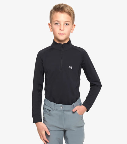 Premier Equine Artax Kids Base Layer Black Age 13-14