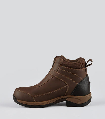 Premier Equine Borelli Waterproof Zipped Boot Brown