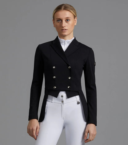 Premier Equine Capriole Ladies Short Tail Dressage Jacket Black