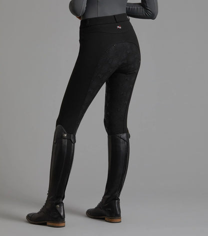 Premier Equine Cassa Ladies Full Seat Gel Riding Breeches Black