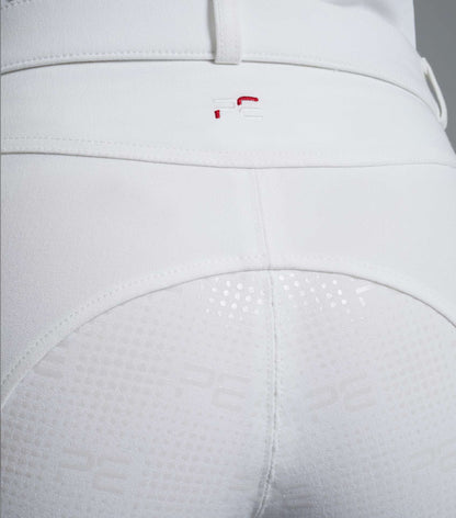 Premier Equine Cassa Ladies Full Seat Gel Competition Riding Breeches White
