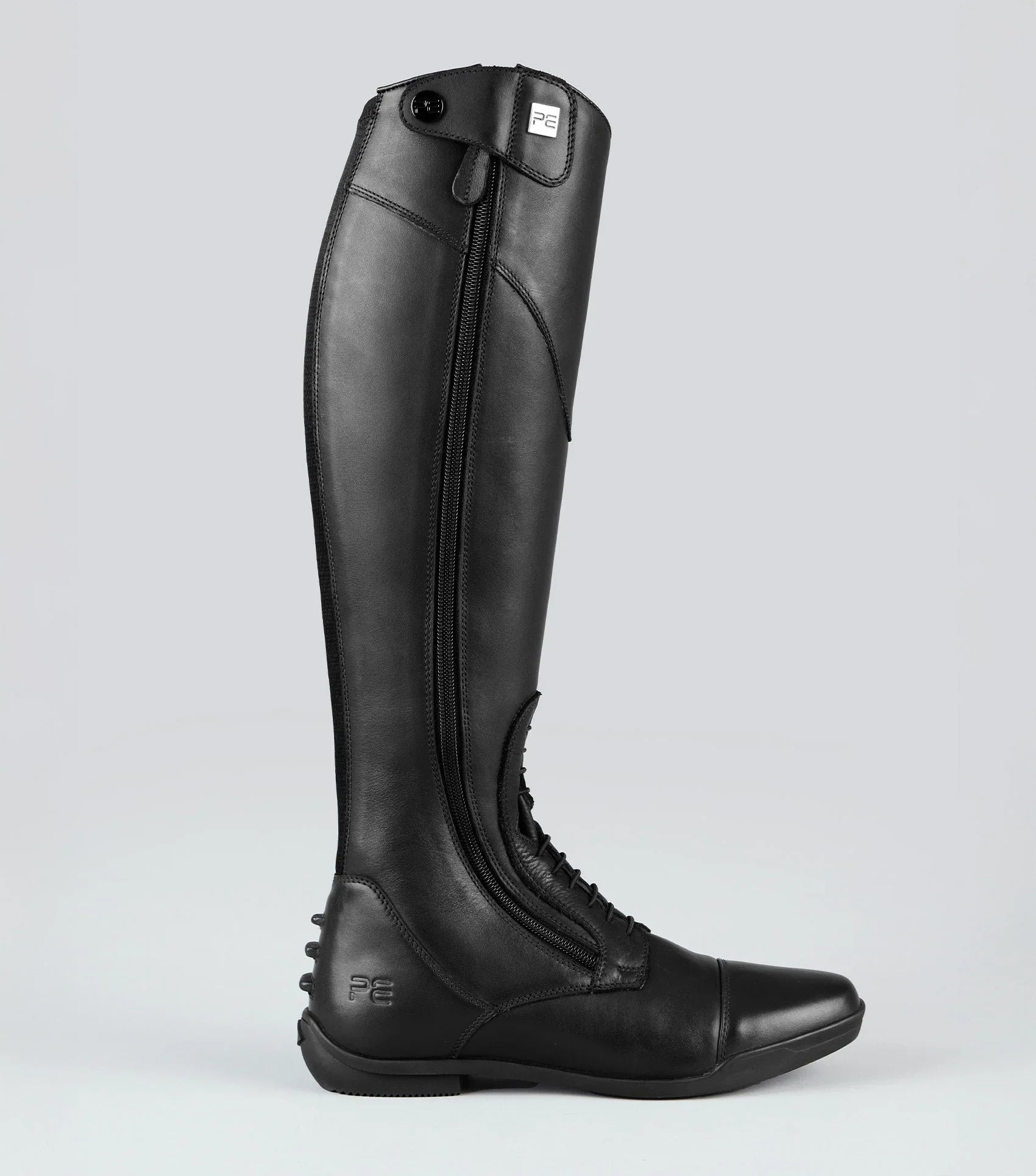 Premier Equine Cedo Womens Leather Field Tall Riding Boots Black