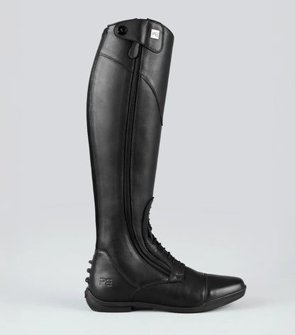 Premier Equine Cedo Womens Leather Field Tall Riding Boots Black