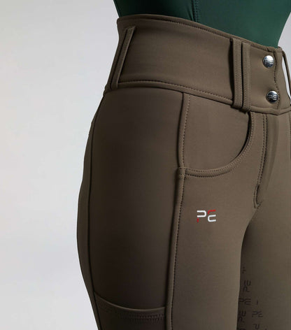 Premier Equine Coco II Ladies Gel Full Seat Riding Breeches Walnut
