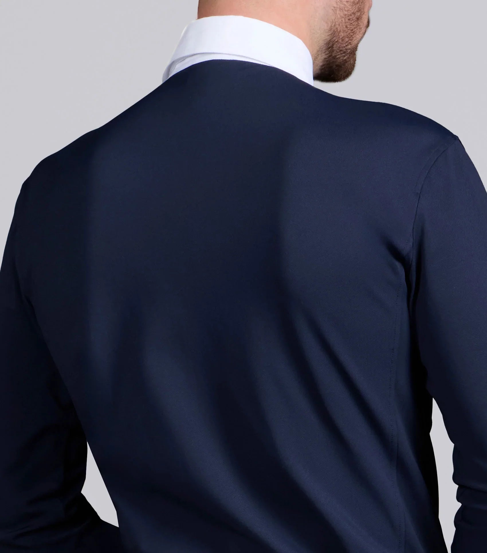 Premier Equine Giulio Men's Long Sleeve Show Shirt Navy - Medium