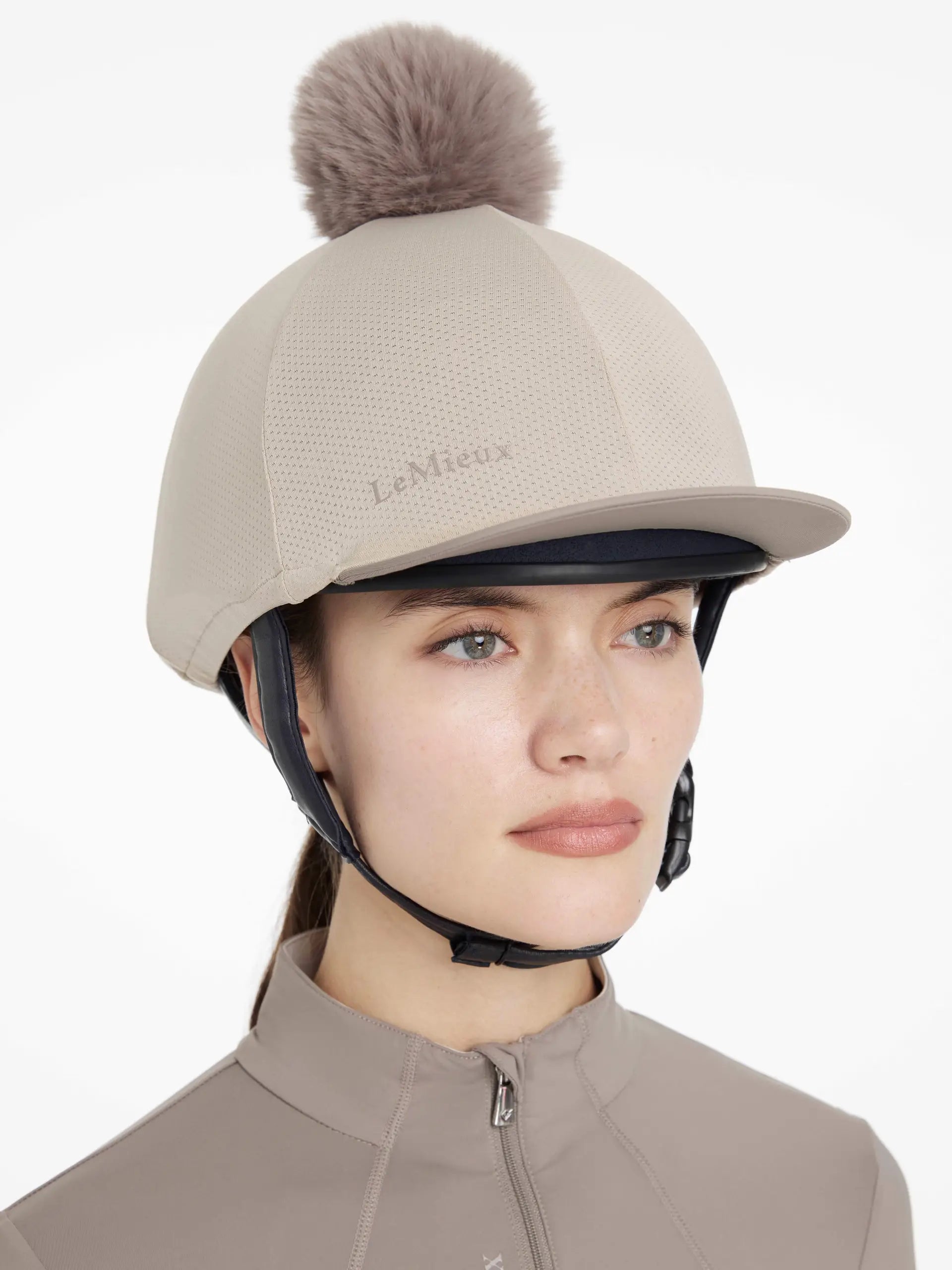 LeMieux Maria Mesh Hat Silk Almond